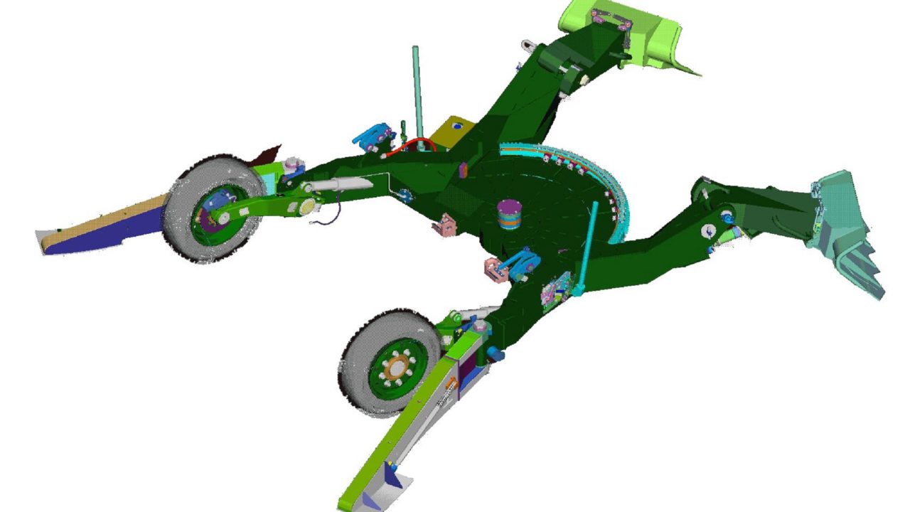 BAE Ultra-light Field Howitzer base CAD drawing